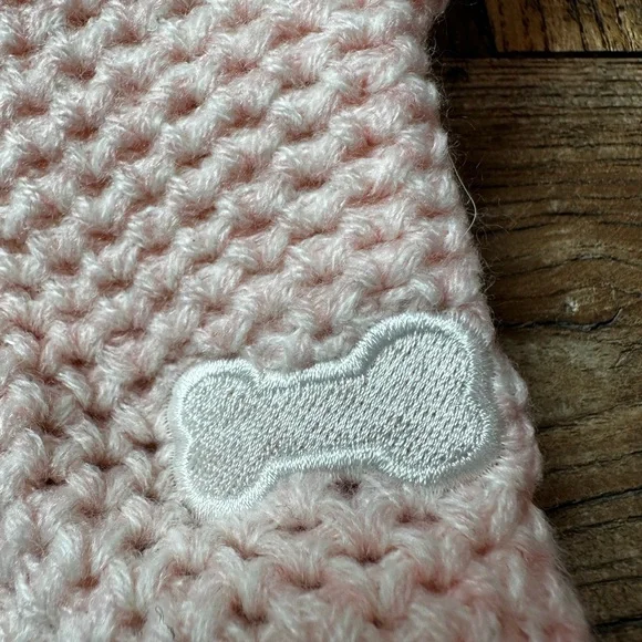 Cozy Pink Knit Sweater for pet dog - Picture 3 of 5